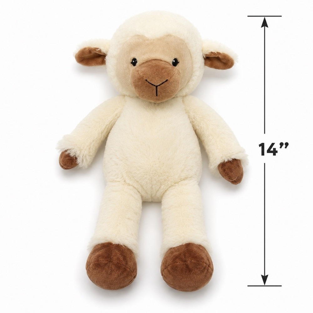 Kohl's Cares Tasha‎ Tudor Plush Lamb Sheep 14" Stuffed Animal YOTTO - Picture 8 of 8
